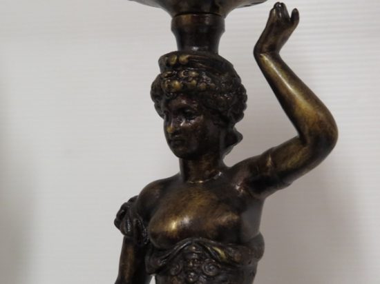 Lote: 32 - Lote: 32 - Par de lamparas en bronce