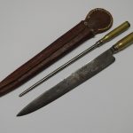 Lote: 137 - Lote: 137 - Cuchillo criollo y chaira
