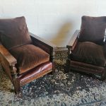 Lote: 58 - Lote: 58 - Par de sillones Ingleses