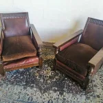 Lote: 58 - Lote: 58 - Par de sillones Ingleses
