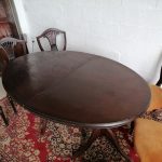 Lote: 127 - Lote: 127 - Juego de comedor estilo Ingles Sheraton