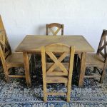 Lote: 126 - Lote: 126 - Juego de comedor rustico