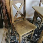 Lote: 126 - Lote: 126 - Juego de comedor rustico