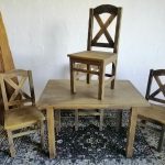 Lote: 126 - Lote: 126 - Juego de comedor rustico