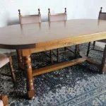 Lote: 129 - Lote: 129 - Juego de comedor estilo Español