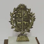 Lote: 1 - Lote: 1 - Escudo Nacional y busto Artigas