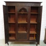 Lote: 150 - Lote: 150 - Biblioteca en roble