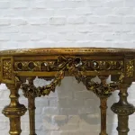 Lote: 53 - Lote: 53 - Mesa de sala Luis XVI
