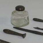 Lote: 79 - Lote: 79 - Antiguo juego de escritorio