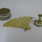 Lote: 20 - Lote: 20 - Lote de bronce y abanico