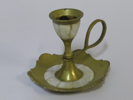 Lote: 20 - Lote: 20 - Lote de bronce y abanico