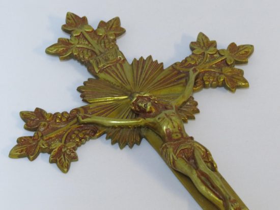 Lote: 53 - Lote: 53 - Crucifijo en bronce