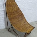 Lote: 46 - Lote: 46 - Sillón camastro de mimbre