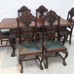 Lote: 79 - Lote: 79 - Juego comedor Reina Ana