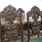 Lote: 79 - Lote: 79 - Juego comedor Reina Ana