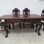 Lote: 79 - Lote: 79 - Juego comedor Reina Ana