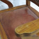 Lote: 44 - Lote: 44 - Silla giratoria de roble
