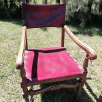 Lote: 77 - Lote: 77 - Par de sitiales Tudor
