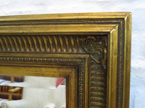Lote: 78 - Lote: 78 - Espejo dorado a la hoja