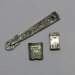 Lote: 148 - Lote: 148 - Lote de metal blanco