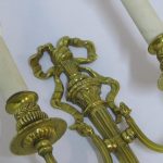 Lote: 36 - Lote: 36 - Aplique de pared de bronce