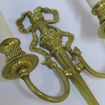 Lote: 36 - Lote: 36 - Aplique de pared de bronce