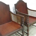 Lote: 82 - Lote: 82 - Par de butacas Jacobinas