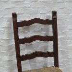 Lote: 73 - Lote: 73 - Silla con asiento en totora