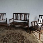 Lote: 88 - Lote: 88 - Juego de Sala en Roble