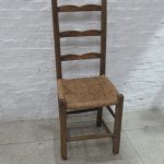 Lote: 62 - Lote: 62 - Silla con asiento totora