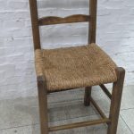 Lote: 62 - Lote: 62 - Silla con asiento totora