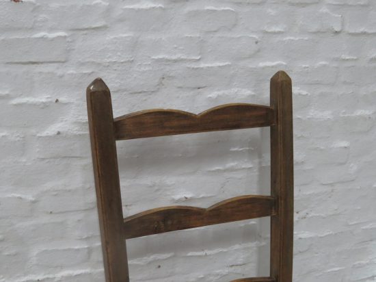 Lote: 62 - Lote: 62 - Silla con asiento totora