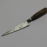 Lote: 131 - Lote: 131 - Cuchillo verijero y oficio