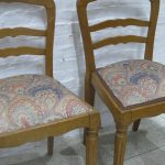 Lote: 40 - Lote: 40 - Par de sillas Luis XVI