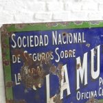 Lote: 73 - Lote: 73 - Chapa antigua