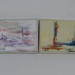 Lote: 65 - Lote: 65 - Serie de 2 pinturas sobre tela 