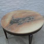 Lote: 60 - Lote: 60 - Mesa de sala circular Inglesa