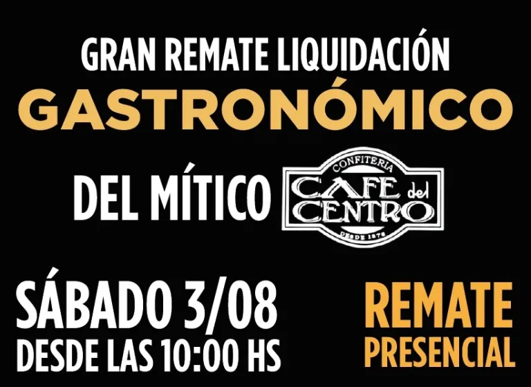 Remate Sábado 3 de Agosto 2024