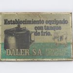Lote: 108 - Lote: 108 - Cartel chapa