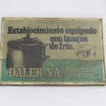 Lote: 108 - Lote: 108 - Cartel chapa