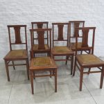 Lote: 100 - Lote: 100 - Sillas de roble