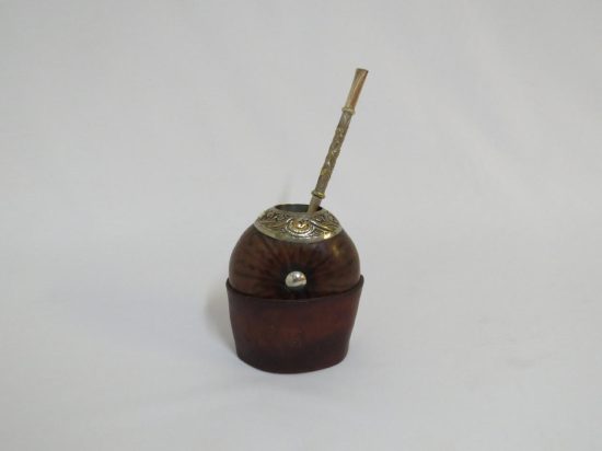 Lote: 57 - Lote: 57 - Mate galleta y bombilla