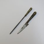 Lote: 119 - Lote: 119 - Cuchillo verijero y chaira