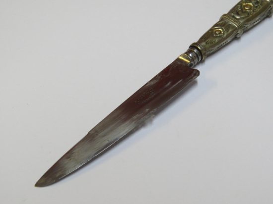 Lote: 125 - Lote: 125 - Cuchillo verijero