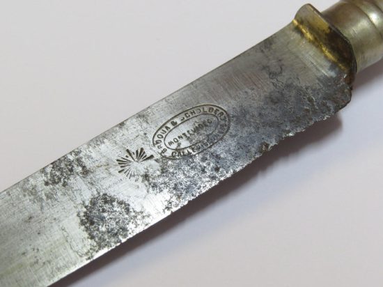Lote: 103 - Lote: 103 - Cuchillo de mesa