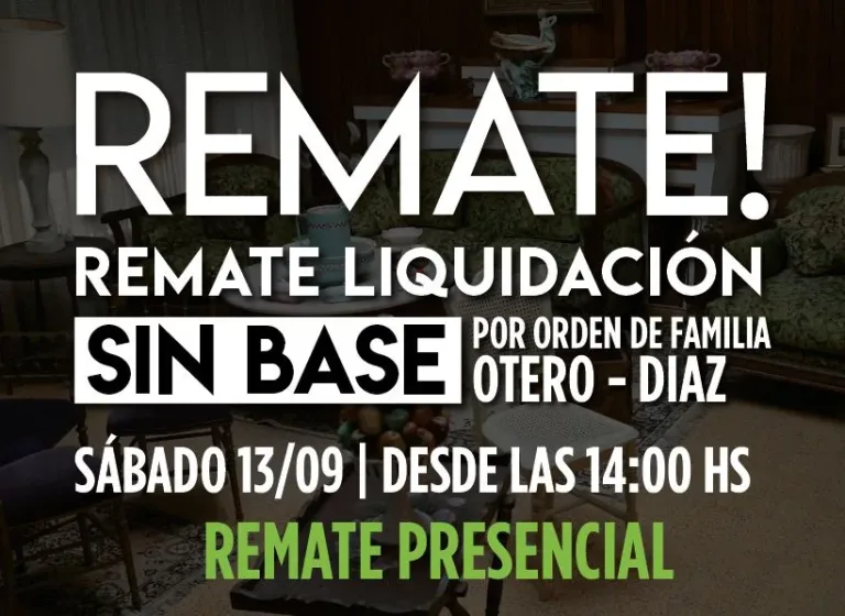 Remate 13 de Setiembre 2025