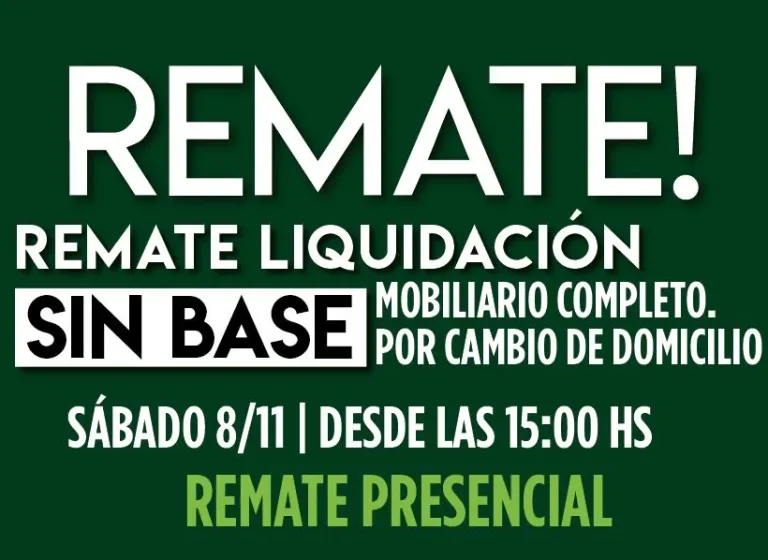 Próximo remate 8 de Noviembre