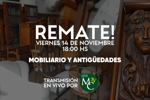 Próximo remate Viernes 14 de Nov.