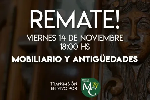 Próximo remate Viernes 14 de Nov.