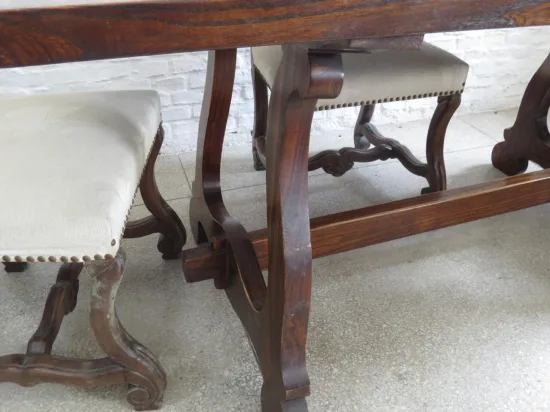 Lote: 112 - Lote: 112 - Comedor estilo colonial